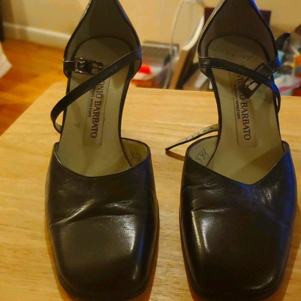 Antonio Barbate ankle strap heels